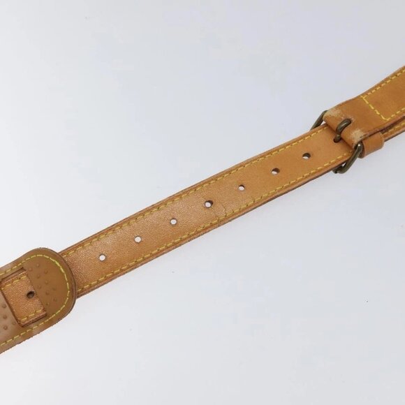 LOUIS VUITTON Adjustable Shoulder Strap Leather 32.3""-39.8"" Beige Auth IN067 - Picture 8 of 11